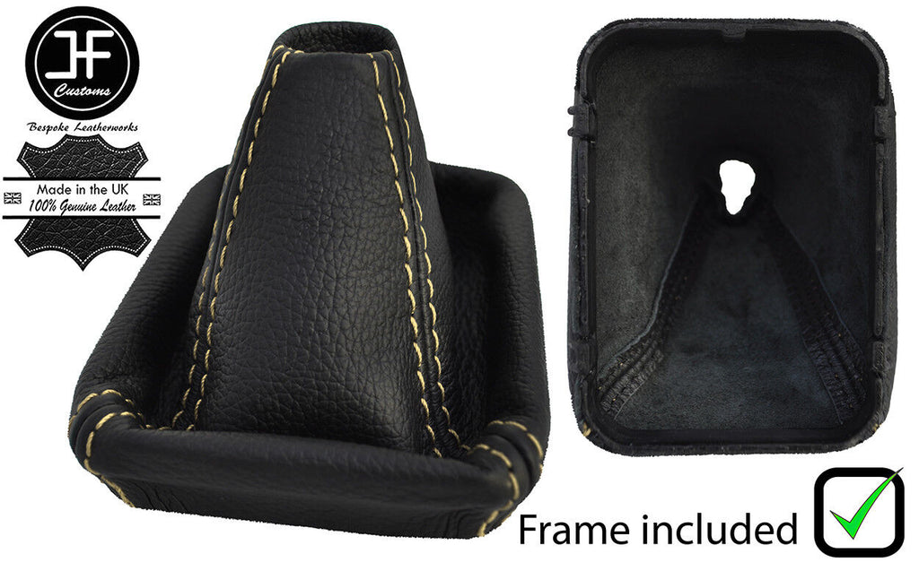 SAND STITCH LEATHER MANUAL GEAR WITH PLASTIC FRAME FOR MERCEDES SLK R170 96-04