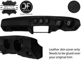 BLACK STITCH DASH DASHBOARD REAL LEATHER COVER FITS DATSUN 260Z 2+2 JF2