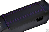 FITS MAZDA MX5 MK1 89-97 ARMREST COVER LEATHER PURPLE STITCH CUSTOM NEW