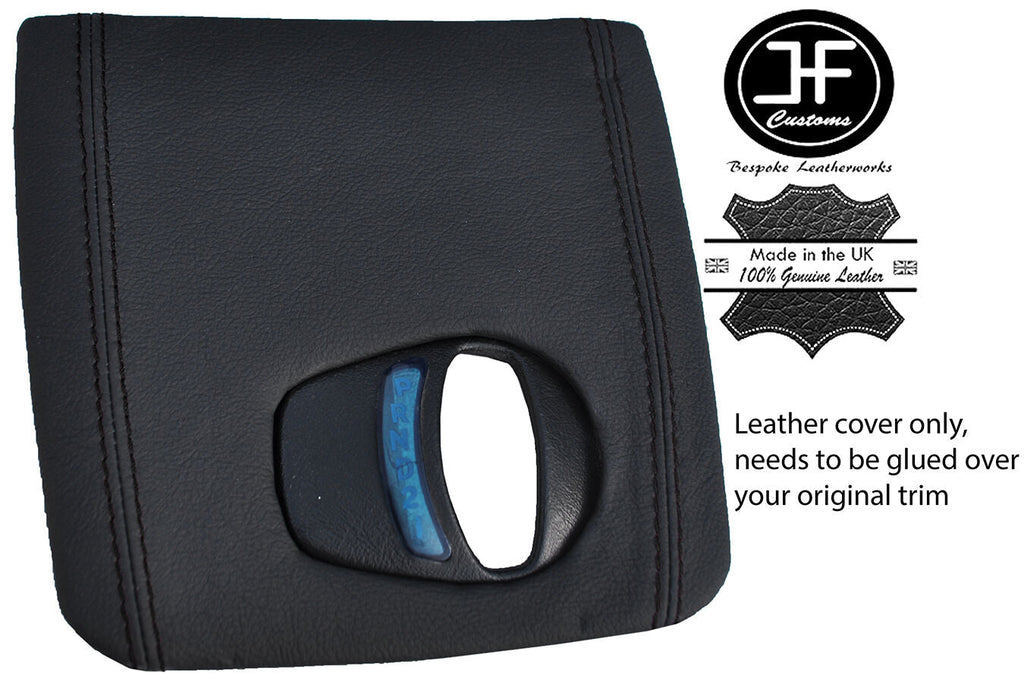 BLACK STITCH AUTOMATIC GEAR SURROUND LEATHER COVER FITS TRIUMPH 2000 MK2
