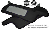 PURPLE STITCH 2X SUN VISORS LEATHER COVERS FITS TOYOTA JZX90 CHASER 1992-1996