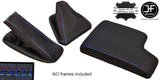 TRI CROSS STITCH GEAR HANDBRAKE ARMREST LEATHER COVERS FITS BMW E46 98-05