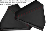 RED STITCHING FITS FIAT X1/9 X19 2X CENTRE CONSOLE SIDE PANEL LEATHER COVER ONLY