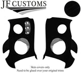 BLACK STITCH SUEDE 2X SPEAKER VENT DASH SILL COVERS FOR LOTUS ELISE S2 01-06