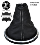 GREY STITCH LEATHER GEAR STICK GAITER FITS FORD FIESTA MK6 FUSION 2002-2008
