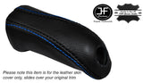 BLUE STITCH HANDBRAKE HANDLE LEATHER COVER FITS BMW 3 SERIES F80 F81 12-16