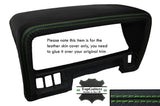 GREEN STITCHING SPEEDO HOOD TRIM LEATHER SKIN COVER FITS NISSAN PATROL Y60