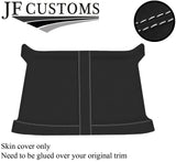 WHITE STITCH REAR ROOF LINING LUXE SUEDE COVER FITS LAND ROVER DEFENDER 90 07-15