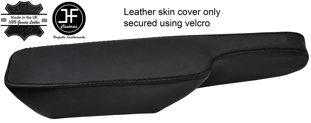 BLACK STITCH 1X DRIVER SEAT ARMREST LEATHER COVER FITS PEUGEOT BOXER 1994-2002