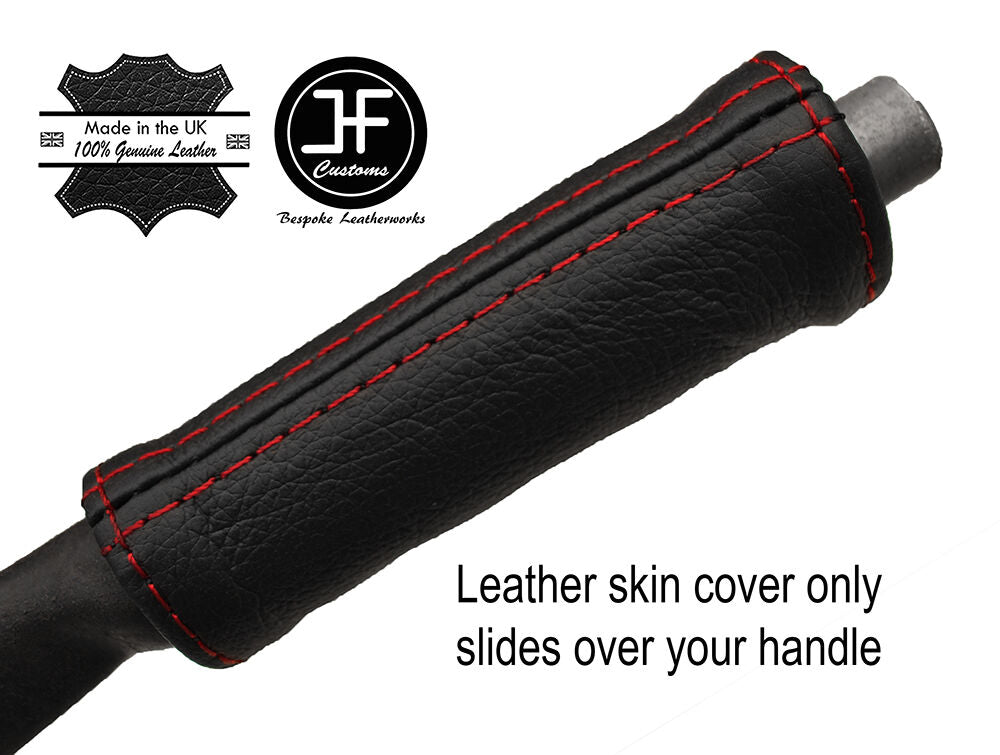 RED STITCH HANDBRAKE HANDLE LEATHER COVER FITS LANCIA BETA HPE 1976-1984