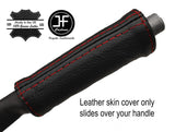 RED STITCH HANDBRAKE HANDLE LEATHER COVER FITS LANCIA BETA HPE 1976-1984