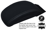 GREY STITCHING LEATHER ARMREST LID SKIN COVER FITS CITROEN C4 MK2 2011-2014