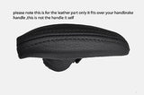 black stitching FITS VW TYPE 2 68-79  HANDBRAKE HANDLE LEATHER COVER ONLY