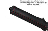 RED STITCH HANDBRAKE HANDLE SKIN COVER FITS LANDROVER FREELANDER 2003-2006