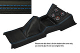 BLUE STITCH CENTRE CONSOLE&GEAR GAITER SKIN COVERS FITS FORD CORTINA MK3 EARLY