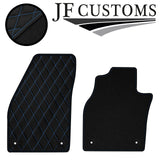 L BLUE DIAMOND STITCH VINYL 4XTAILORED FLOOR CARPET FOR VOLVO C30 AUTO 06-13 JF1