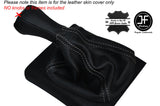 GREY STITCH LEATHER GEAR KNOB GAITER SKIN COVER FITS VW GOLF MK3 III 1991-1998