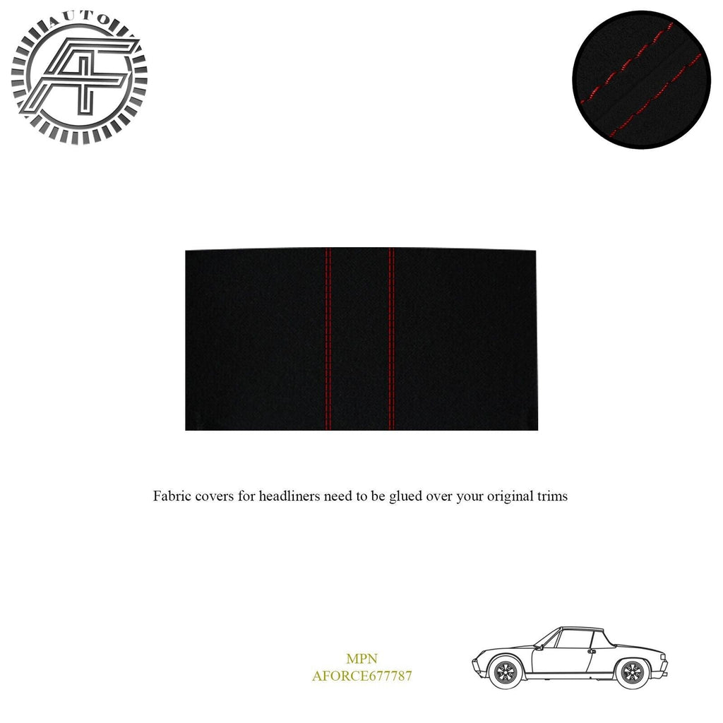 LUXE SUEDE CUSTOM HEADLINER PORSCHE 914 2-DOOR COUPE 1969-1976 MADE IN LONDON