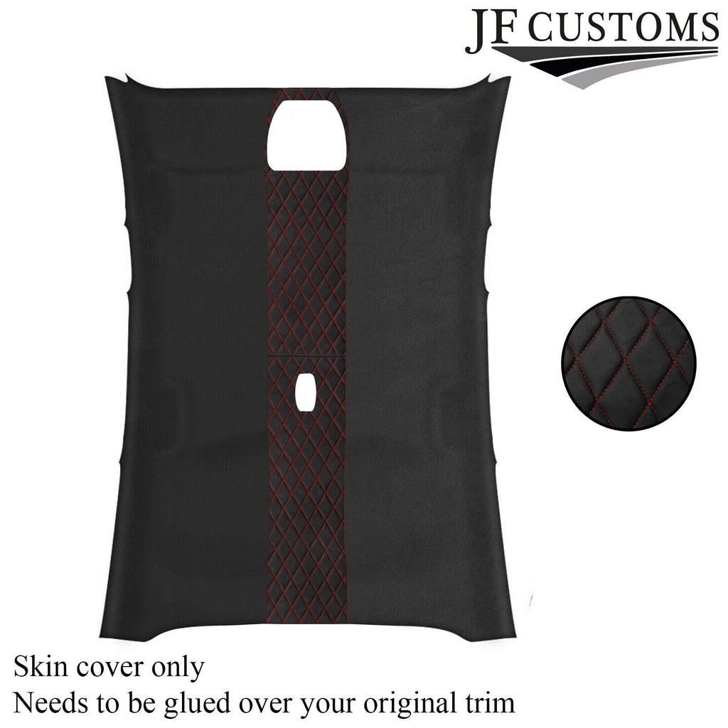 DSG2 D RED STITCH D GREY LUXE SUEDE HEADLINER COVER FOR FORD FOCUS ST 11-15 5DR