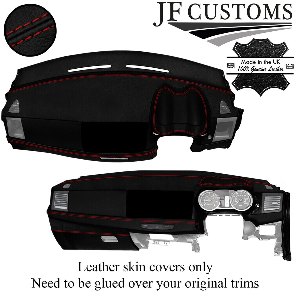 D RED STITCH LEATHER DASH DASHBOARD COVER FITS MITSUBISHI LANCER EVO X 10