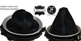 BLUE STITCHING REAL SUEDE MANUAL GEAR GAITER FITS NISSAN 350Z 33Z 2002-2009