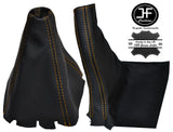 YELLOW STITCH LEATHER MANUAL GEAR & HANDBRAKE GAITER FOR LEXUS IS200 IS300 98-05