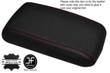 RED STITCHING LEATHER ARMREST LID COVER FITS MITSUBISHI COLT 1992-1996