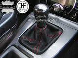 RED STITCH FOR MAZDA MX5 MK1 89-97 LEATHER GAITER GEAR SHIFT BOOT CUSTOM MADE