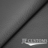 GREY BLACK 2X FRONT FULL DOOR CARD LEATHER COVERS FOR FORD TRANSIT MK7 06-14