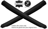 BLACK STITCH 2X LOWER DASH TRIM LEATHER COVER FOR TRIUMPH SPITFIRE MK3 GT6