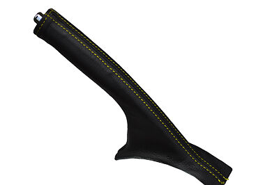 yellow stitching FITS TOYOTA MR2 MK3  ROADSTER 00-05 HANDBRAKE LEATHER GAITER