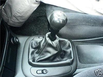 FITS VAUXHALL VECTRA B GEAR GAITOR BLACK LEATHER 96-02 CUSTOM NEW MADE IN UK