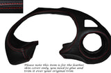 RED STITCH SPEEDO DASH SURROUND TRIM LEATHER SKIN COVER FITS MAZDA RX8 03-12
