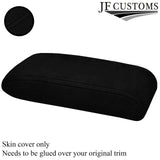 BLACK STITCHING SUEDE ARMREST LID COVER FITS TOYOTA CELICA MK6 1994-1998