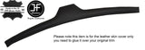 BLACK STITCH FRONT TOP DASH DASHBOARD LEATHER COVER FITS AUSTIN VANDEN PLAS MK2