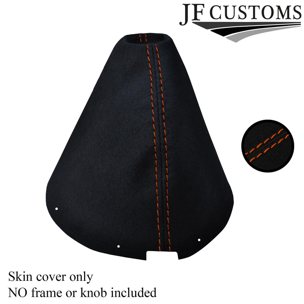 ORANGE STITCH FITS NISSAN 350Z 33Z 2002-2009 REAL SUEDE GEAR GAITER SHIFT BOOT
