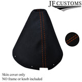 ORANGE STITCH FITS NISSAN 350Z 33Z 2002-2009 REAL SUEDE GEAR GAITER SHIFT BOOT