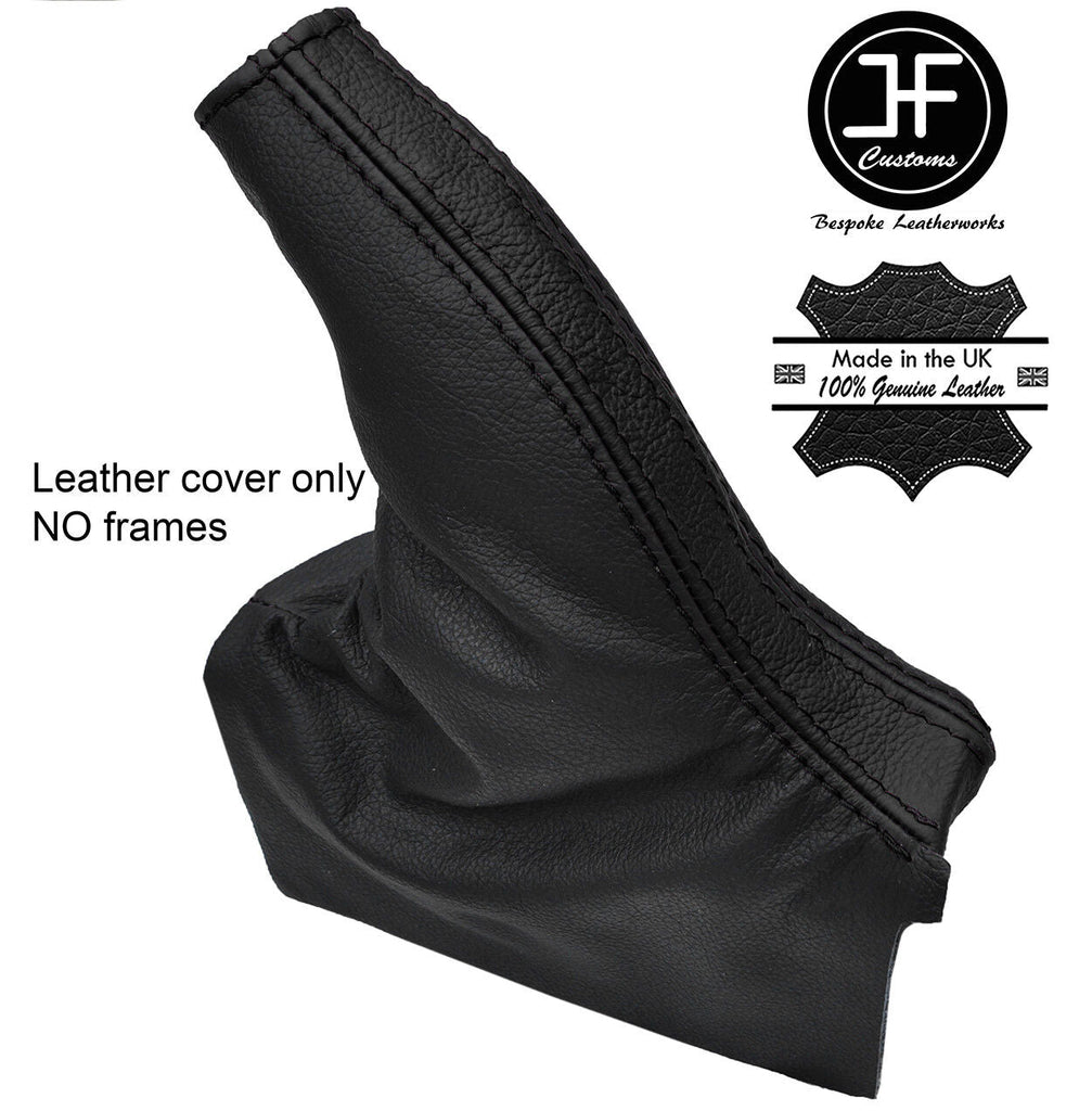 BLACK & BLACK TOP GRAIN REAL LEATHER HANDBRAKE GAITER FOR LEXUS IS200 MK1 98-05