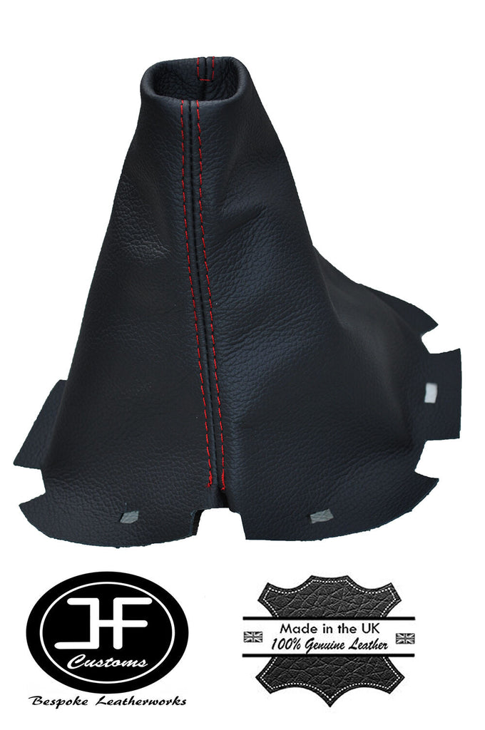 RED STITCH LEATHER SKIN MANUAL GEAR STICK GAITER FITS NISSAN NAVARA D40 2006+