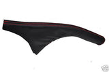 FITS TOYOTA AVENSIS MK1 LEATHER HANDBRAKE GAITER RED ST CUSTOM NEW MADE IN UK