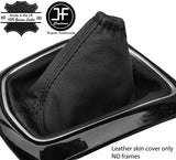 BLACK STITCH TOP GRAIN LEATHER MANUAL GEAR GAITER FITS NISSAN QASHQAI J11 13-18