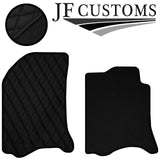 BLACK DIAMOND VINYL 4X TAILORED FLOOR CARPETS FOR RENAULT LAGUNA MK2 01-07 JF1