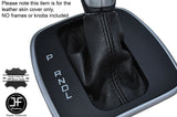 BLACK STICH AUTO AUTOMATIC LEATHER SHIFT BOOT FITS FORD C MAX 13-16 USA MODELS