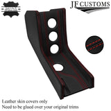 RED STITCH CENTRE CONSOLE TRIM LEATHER COVERS FITS PORSCHE 914 1969-1976