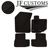 TAN DIAMOND STITCH VINYL 4X TAILORED FLOOR CARPETS FOR SUZUKI SPLASH 08-14 JF1