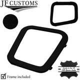 BLACK LEATHER GEAR SURROUND + PLASTIC FRAME FITS MITSUBISHI GTO 3000GT 89-01