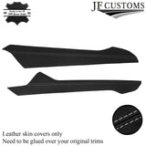 FITS AUDI A4 B9 2015+ L GREY STITCH LEATHER SIDE CENTER CONSOLE TRIM COVER