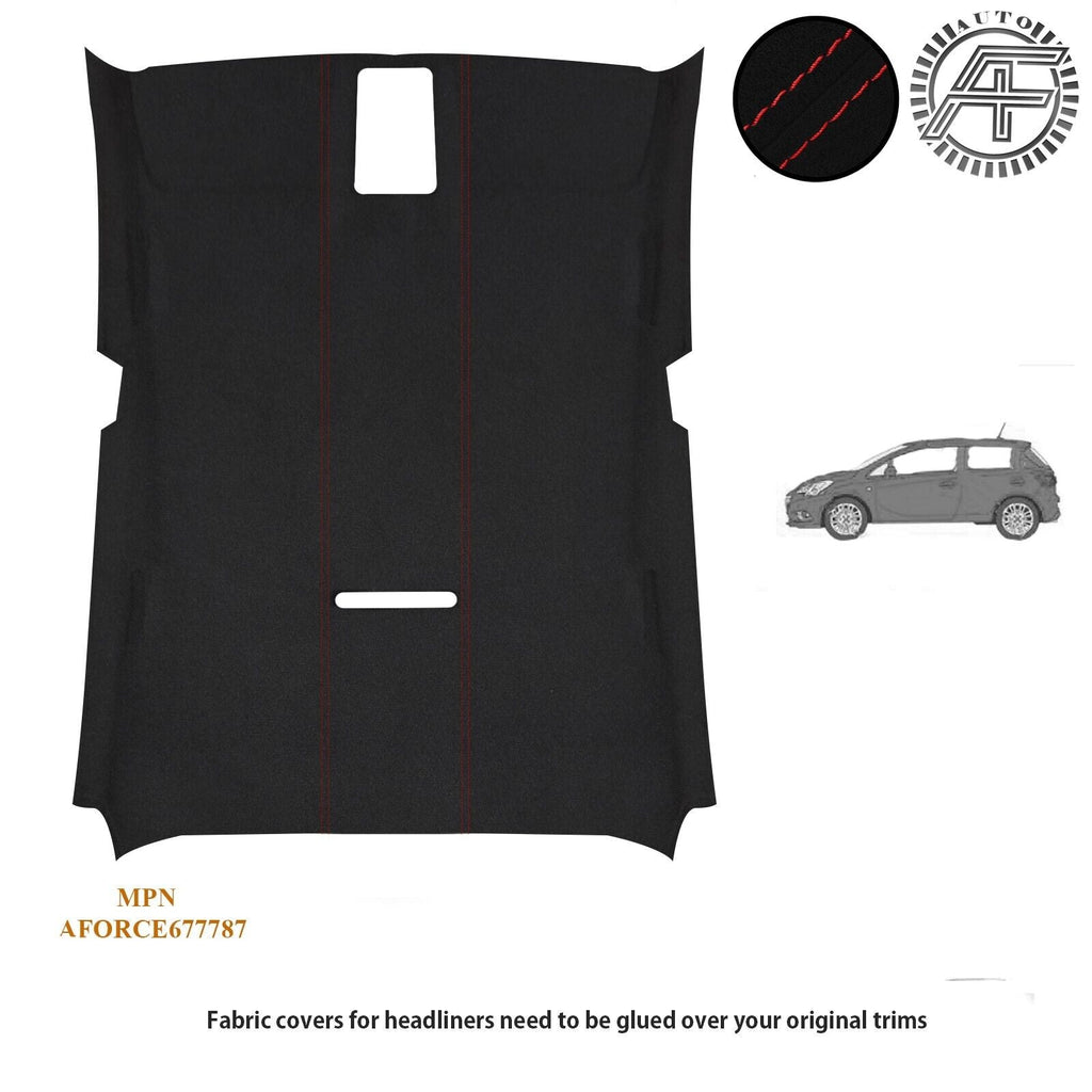 LUXE SUEDE HEADLINER  COVER FITS OPEL /VAUXHALL CORSA E 15-19