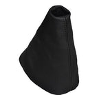 black stitch FITS LOTUS EVORA 2009+ LEATHER GEAR GAITER CUSTOM NEW MADE IN UK