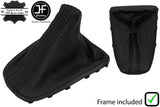 BLACK BLACK STRIPE LEATHER GEAR GAITER + FRAME FOR VAUXHALL ASTRA MK6 J 09-15